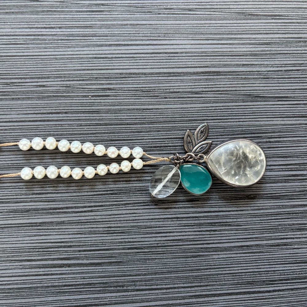 Silpada Sterling Silver, Pearl "Oh-So-Pretty" Necklace